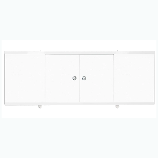 Экран-купе для ванны "Белый", 1,69м