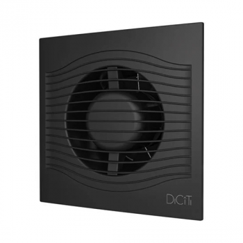 Вентилятор "Era" вытяжной D100 "SLIM 4C" 7,8Вт осевой, с обратным клапаном matt black