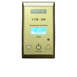 Терморегулятор "UTH-200" 4кВт, открытой установки 70*120*40мм, золото