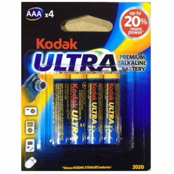 Эл. питания "Kodak" Ultra Premium LR03-4BL тип AAA