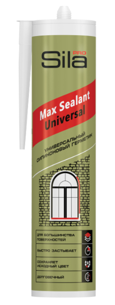 Герметик силиконовый универсальный &quot;Sila Pro Max Sealant&quot;, 280мл, коричневый