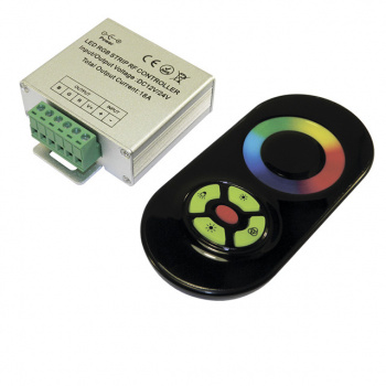 Контроллер "DEKO" для светодиодной ленты RGB с п/у 12А, 12В, IP20 черный