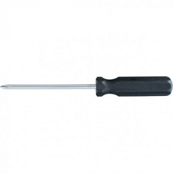 Отвертка "Sparta" Ph1*75мм, углеродистая сталь, черная пластиковая ручка