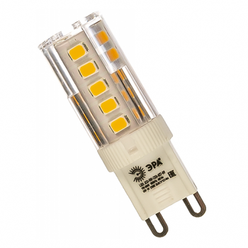 Лампа светодиодная LED-JCD-CER-827 7Вт &quot;Эра&quot; G9 220В 2700К 560Лм капсула