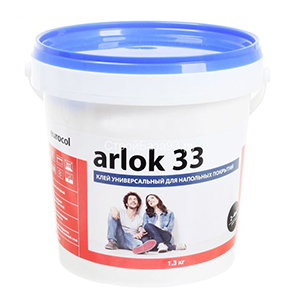 Клей "Arlok-33" многоцелевой, универсальный для напольных покрытий, 4кг