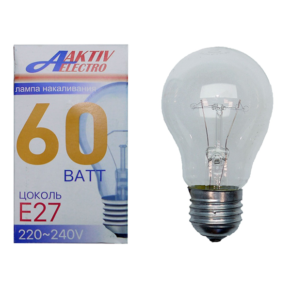 Лампа накаливания ЛОН &quot;Aktiv Electro Б-230-200-1&quot; 200Вт Е27