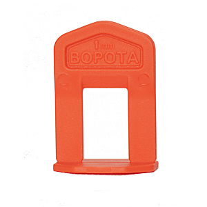Система выравнивания плитки Decor Пакет "Зажим ворота" 1мм оранжевый (100шт.)