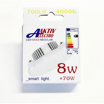 Лампа светодиодная 8Вт &quot;LED-GX53-Regular &quot; GX53 220В 6500К 700Лм матовая