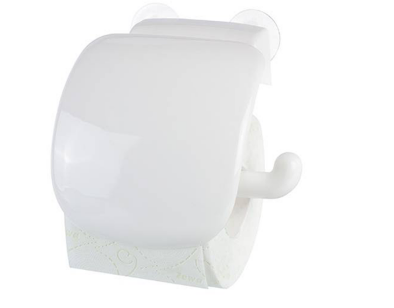 Держатель для туалетной бумаги, белый, пластик
