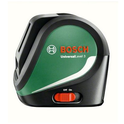 Лазерный линейный нивелир "Bosch" UniversalLevel 3, дальность-10м, карман 3165140898379