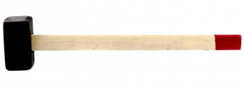 Кувалда 7кг, кованная головка, деревянная ручка