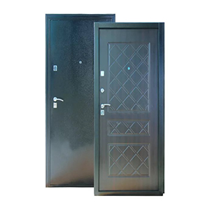 Дверь входная "Монарх Стандарт", 960*2050*65мм, левая, металл -"Антик медь", МДФ "Венге" Прим Восток