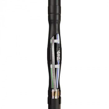 Муфта кабельная соединительная 5ПСТ-1(150-240) Сб "КВТ" в комплекте с соединителями,  на напряжение: 1кВ; тип изоляции: пластмассовая