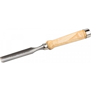 Стамеска-долото "Зубр" 25мм,  с деревяной ручкой, хромованадиевая