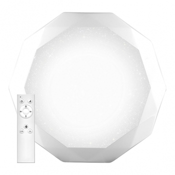 Светильник &quot;Feron Diamond&quot; светодиод. &quot;AL5200&quot; 70Вт, 220В, 5300Лм, 3000-6500К, с пультом, белый