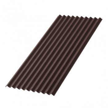 Лист Ондулин SMART коричневый, 1950*950*3 мм