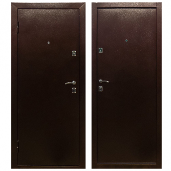 Дверь входная "Ультра М", 960*2050*70мм, левая, металл - "Антик медь"