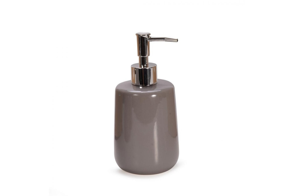 Дозатор жидкого мыла &quot;СЕ2117FA-LD&quot;, серый глянец, керамика