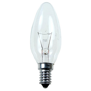 Лампа накаливания &quot;Aktiv Electro ДС-40-2&quot; E14, 40Вт, 220В, свеча прозрачная