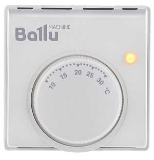 Термостат универсальный BMT-1 диапазон +10..+30С 10А, для однофазных инфракрасных обогревателей &quot;Ballu&quot;