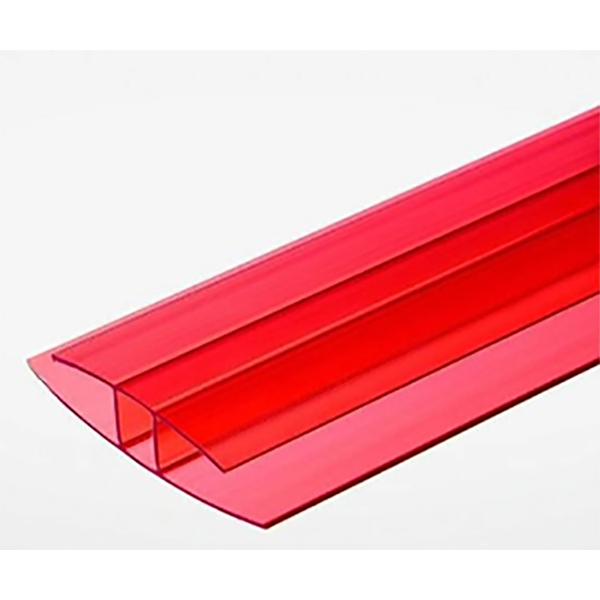 Профиль соединительный неразъемный 6000*4-6мм, красный