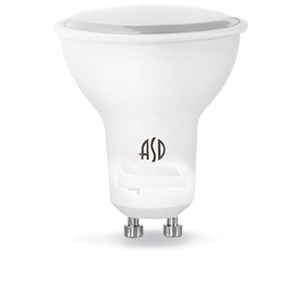 Лампа светодиодная "ASD LED-JCDRC" GU10, 5,5Вт, 220В, 3000K, 420Лм
