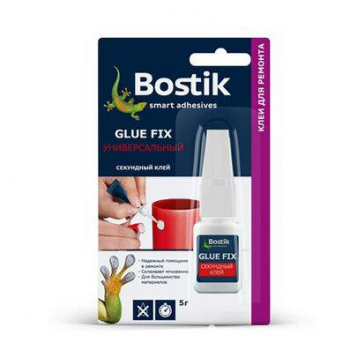 Клей секундный универсальный "Bostik Glue fix", 5г