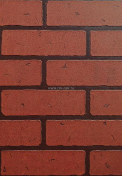 Панель М стеновая МДФ Стильный дом &quot;Кирпич красный&quot;, 2440*1220