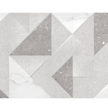 Плитка керамическая настенная "Origami grey"  300*900мм, матовая, серая 03
