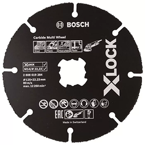 Круг "Bosch" отрезной по дереву для УШМ 125-1-22,2мм, X-LOCK 3165140959230