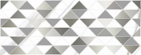 Декор керамический настенный &quot;Aria Fumo&quot; 200*500мм, серый