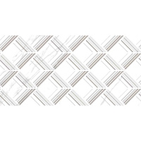 Декор керамический настенный &quot;Флорида D&quot; 250*500мм, белый абстракция